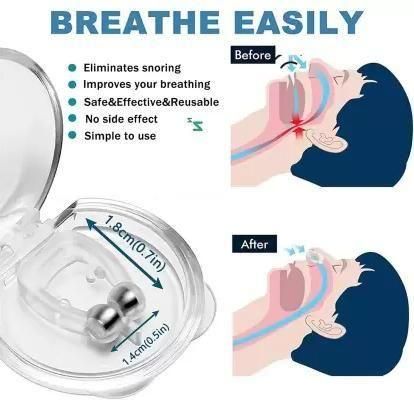 Anti Snoring Nose Clip Device for Men Women Nasal Strips Stops Snoring Stopper Anti-snoring Device (Nose Clip)